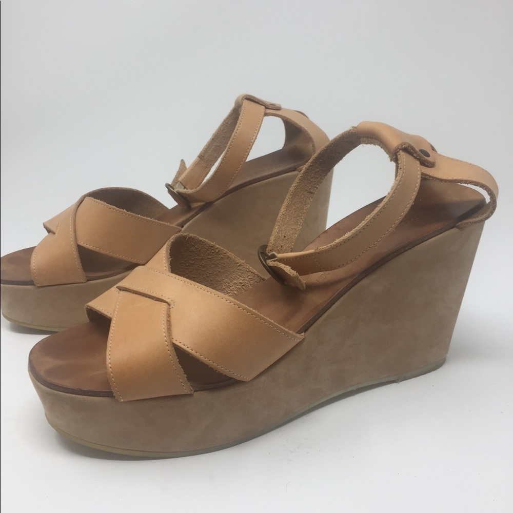 Robert Clergerie Platform Sandals Sz 8-1/2B